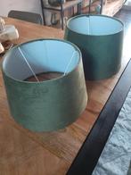 Velours lampenkappen, Huis en Inrichting, Lampen | Lampenkappen, Ophalen of Verzenden, Zo goed als nieuw, Rond, Minder dan 25 cm