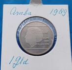 Aruba 1 Florin - 1989 UNC, Postzegels en Munten, Munten | Nederland, 1 gulden, Koningin Beatrix, Losse munt, Verzenden