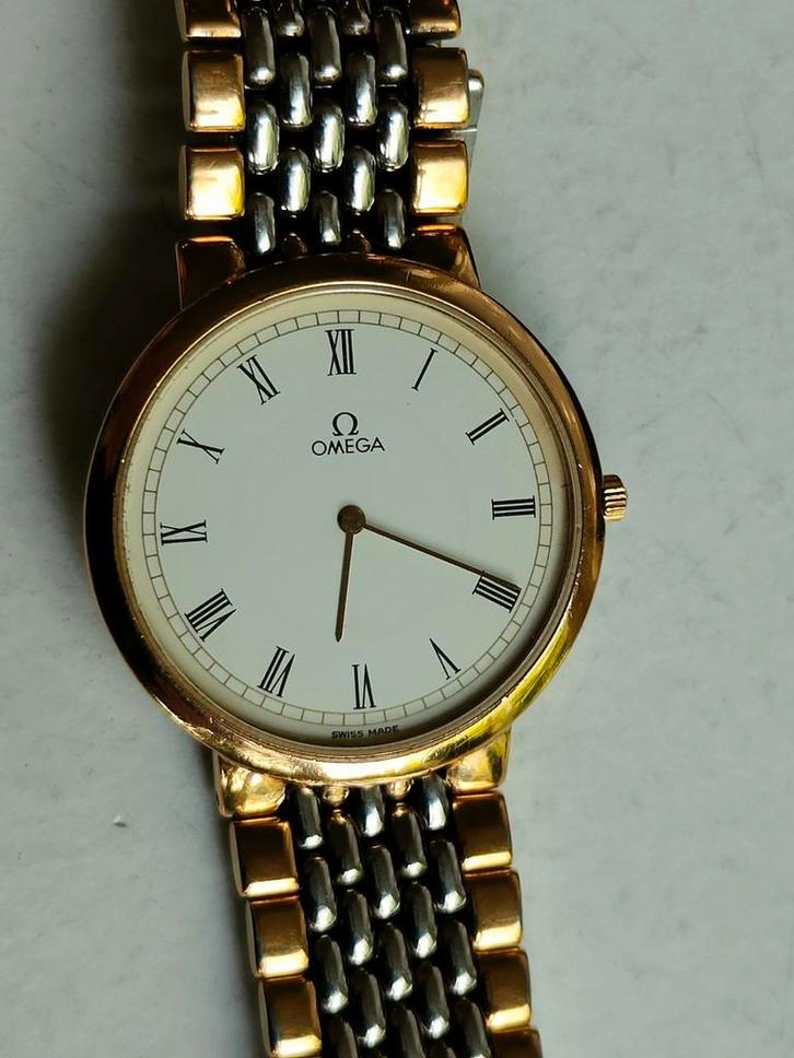Omega deVille. Origineel herenhorloge., Sieraden, Tassen en Uiterlijk, Horloges | Antiek, Polshorloge, Omega, Overige materialen