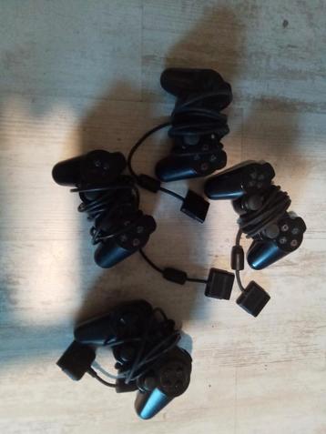 PlayStation 2 Zwart Met 4 Controllers!   beschikbaar voor biedingen
