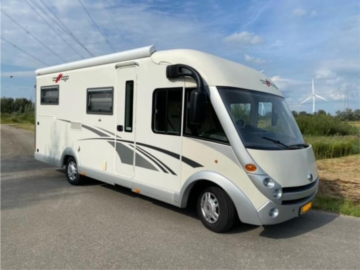 Z.G.A.N. Carthago Chic C-Line 4.3 weinig kms, Lengte Bedden, Caravans en Kamperen, Campers, Particulier, tot en met 4, Integraal