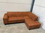 Mooie luxe bruine hoekbank - GEREINIGD!!!, 250 tot 300 cm, Luxe, Hoekbank, Ophalen of Verzenden