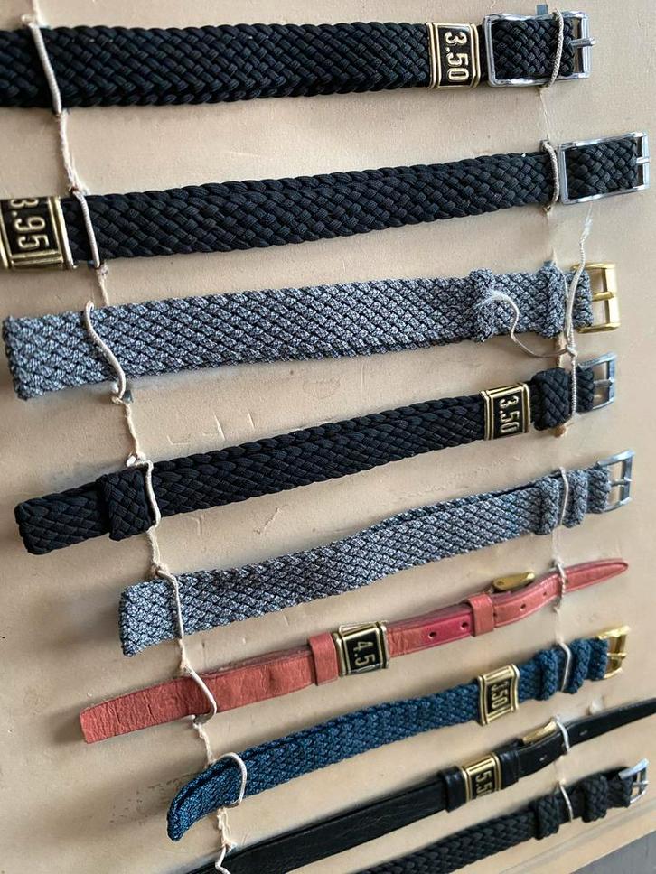 Vintage Horlogebandjes in Map, Sieraden, Tassen en Uiterlijk, Overige Accessoires, Gebruikt, Ophalen of Verzenden