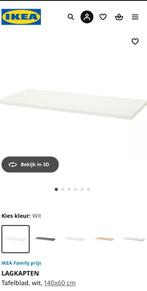 Lagkapten tafelblad 140x60, Huis en Inrichting, Ophalen, Nieuw, Bureau