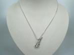 Zilveren Gitaar als bedelhanger met collier, Overige voorstellingen, Verzenden, Nieuw, Zilver