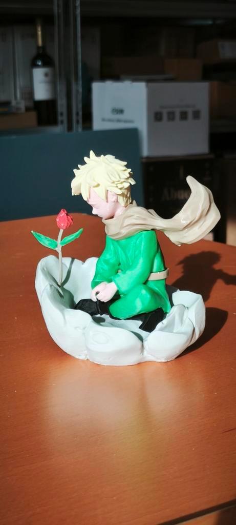 3d print van Le Petit Prince (de kleine prins) 14x14cm, Verzamelen, Beelden en Beeldjes, Nieuw, Ophalen of Verzenden