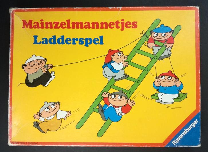 MAINZELMANNETJES Mainzelmännchen Ladderspel '79 RAVENSBURGER, Verzamelen, Film en Tv, Gebruikt, Tv, Overige typen, Verzenden
