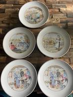 Pillivuyt les fromages  antiek vintage 5 stuks, Antiek en Kunst, Antiek | Wandborden en Tegels, Ophalen of Verzenden