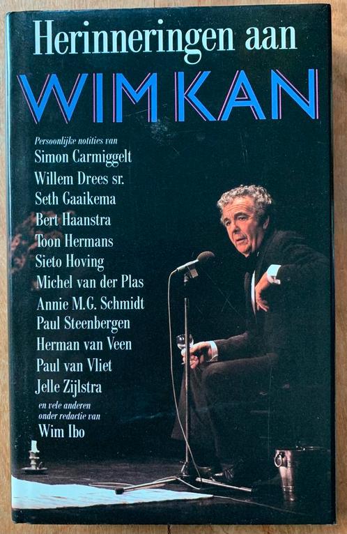 Herinneren aan Wim Kan / Wim Ibo (hardcover), Boeken, Kunst en Cultuur | Dans en Theater, Zo goed als nieuw, Cabaret, Ophalen of Verzenden