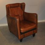 Schapenlederen Mol & Geurts, Huis en Inrichting, Fauteuils, Ophalen, Gebruikt, Leer, Minder dan 50 cm