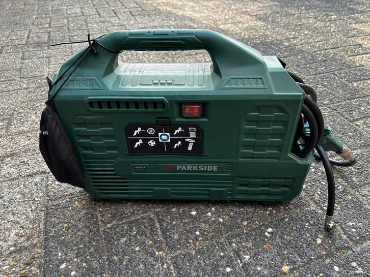Parkside PKZ 180 C4 Compressor - Zo goed als nieuw!, Doe-het-zelf en Verbouw, Compressors, Zo goed als nieuw, 6 tot 10 bar, Minder dan 25 liter