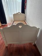 Meisjes ledikant wit houten bed eenpersoons 90x200 🤍, Ophalen, 85 tot 100 cm, Zo goed als nieuw, Lattenbodem