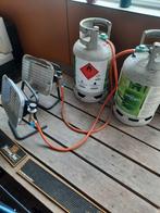 2x gasfles incl verwarmers, Ophalen, Gebruikt, Vloer