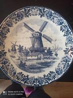 Delftsblauw bord ca. 40cm met molen, Antiek en Kunst, Antiek | Wandborden en Tegels, Ophalen