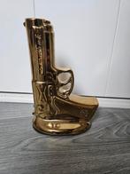 Gouden decoratie pistool beeld/vaasje, Ophalen