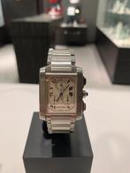 Cartier Tank, Staal, Staal, Polshorloge, Zo goed als nieuw