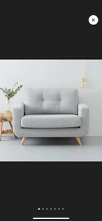 Love Seat Bankje zo goed als nieuw Grijs, Huis en Inrichting, Banken | Sofa's en Chaises Longues, Minder dan 150 cm, Stof, 75 tot 100 cm