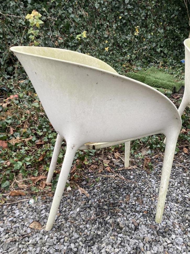 Vintage Egg chair by Philippe Starck for Driade, Huis en Inrichting, Fauteuils, Gebruikt, Kunststof, 50 tot 75 cm, Minder dan 75 cm