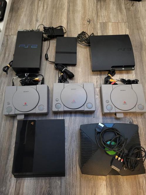 partij consoles. ps1 ps2 ps3 ps4 Xbox, Spelcomputers en Games, Spelcomputers | Sony PlayStation 1, Gebruikt, Ophalen of Verzenden