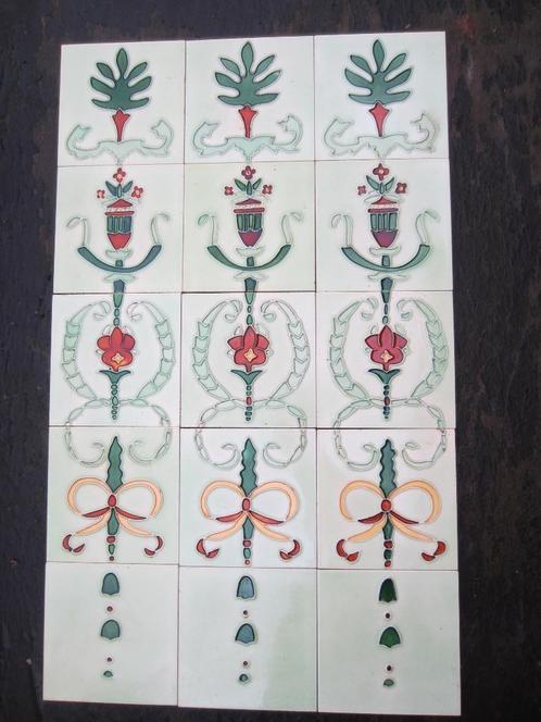 12 x rij decoratieve tegels achter fornuis of kachel 15x75cm, Huis en Inrichting, Woonaccessoires | Wanddecoraties, Nieuw, Ophalen