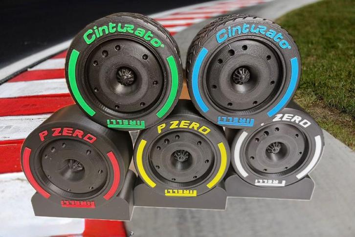 3D Geprinte Formule 1 Banden - Alle Kleuren!, Verzamelen, Automerken, Motoren en Formule 1, Nieuw, Ophalen of Verzenden