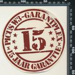 Sticker: Picus W3 Garantplex, Ophalen of Verzenden, Zo goed als nieuw, Bedrijf of Vereniging