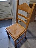 4 licht eiken stoelen, Huis en Inrichting, Tafels | Sidetables, Gebruikt, Rechthoekig, Vintage, Eikenhout