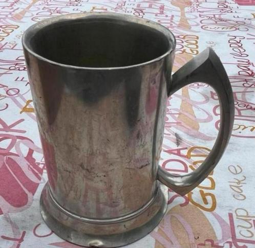 Tinnen Vintage Bierpul Made in Indonesië gemerkt /Potje Tin, Antiek en Kunst, Antiek | Tin, Ophalen of Verzenden
