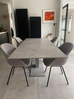 Design eettafel merk Metaform betonlook, Ophalen, Overige materialen, 200 cm of meer, 50 tot 100 cm