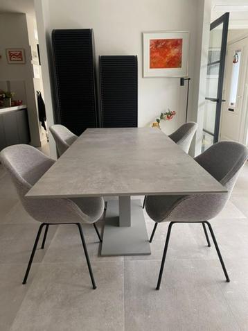 Design eettafel merk Metaform betonlook  beschikbaar voor biedingen