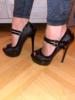 stiletto, Kleding | Dames, Schoenen, Ophalen of Verzenden, Zo goed als nieuw, Zwart