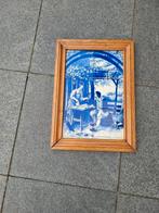 Tegeltableau de vermoeide wandelaar, Ophalen of Verzenden
