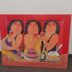 Schilderij dikke dames, Ophalen