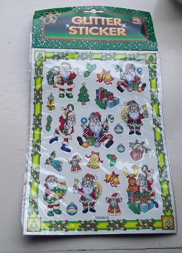 Transparante raamstickers / raamdecoratie kerst - groot vel  beschikbaar voor biedingen