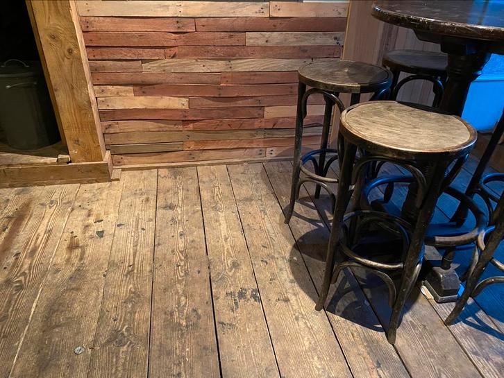 Hardhouten planken, Doe-het-zelf en Verbouw, Hout en Planken, Gebruikt, Plank, Minder dan 200 cm, Minder dan 25 mm, Ophalen