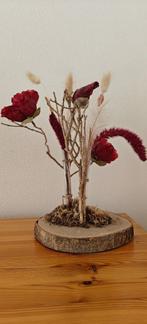 Zijden kunst bloemstuk te koop, Minder dan 30 cm, Minder dan 60 cm, Rond, Ophalen of Verzenden