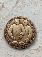 Bronzen penning 125 jaar genootschap munt en penningkunde, Ophalen of Verzenden