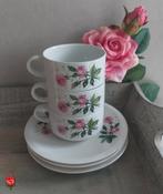 3 Villeroy & Boch Septfontaines kop & schotels Ø 8 cm, Ophalen of Verzenden, Gebruikt, Porselein, Kop en/of schotel