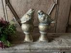 NIEUW set Countryfield vogels op voet antiek goudkleurig, Ophalen of Verzenden, Nieuw