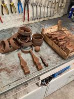 IJzeren hekwerk punten, Tuin en Terras, Tuinhekken en Hekwerk, Ophalen of Verzenden, Zo goed als nieuw, IJzer, Sierhekwerk