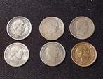 6 Zilveren Willem III Stuivers - Verschillende Jaartallen, Postzegels en Munten, Munten | Nederland, Ophalen of Verzenden