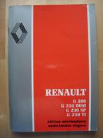 Renault G Serie Instructieboek 1989 G200 G210 G230, Ophalen