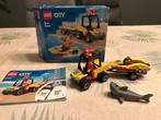 Lego City 60286 - Strandredder ATV, Ophalen of Verzenden, Zo goed als nieuw, Complete set, Lego