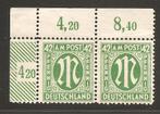 Duitsland geallieerde bezetting mi 31 P OR (2x), Postzegels en Munten, Verzenden, Overige periodes
