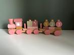 Little Dutch blokkentrein roze, Kinderen en Baby's, Speelgoed | Houten speelgoed, Ophalen of Verzenden, Gebruikt, Duw- of Trekspeelgoed