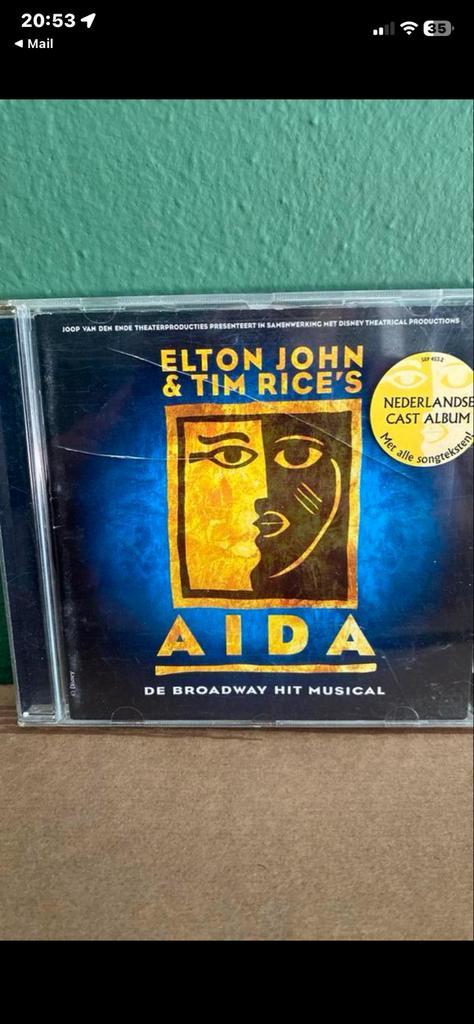 Aida - Broadway Musical CD, Cd's en Dvd's, Cd's | Filmmuziek en Soundtracks, Gebruikt, Ophalen of Verzenden