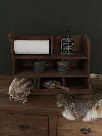 Landelijke houten gruttersbak – decoratie keuken woonkamer beschikbaar voor biedingen