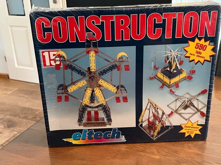 Eitech Construction 15 - Metalen Bouwdoos - Nieuw!, Kinderen en Baby's, Speelgoed | Overig, Nieuw, Ophalen of Verzenden