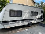 Hobby 560 KMFe de Luxe 2008 - Stapelbed, Airco, Mover!, Caravans en Kamperen, Caravans, Stapelbed, 75 kg, Hobby, Airco