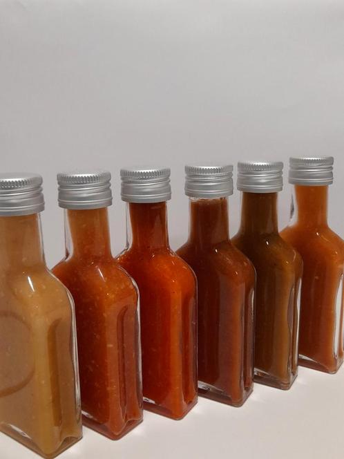 Hotsauce mild t/m Extreem Hot!!!! Verzendkosten €1, Diversen, Levensmiddelen, Ophalen of Verzenden
